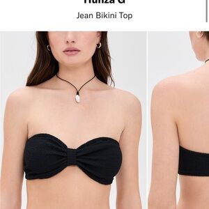 Hunza G Black Jean Bikini